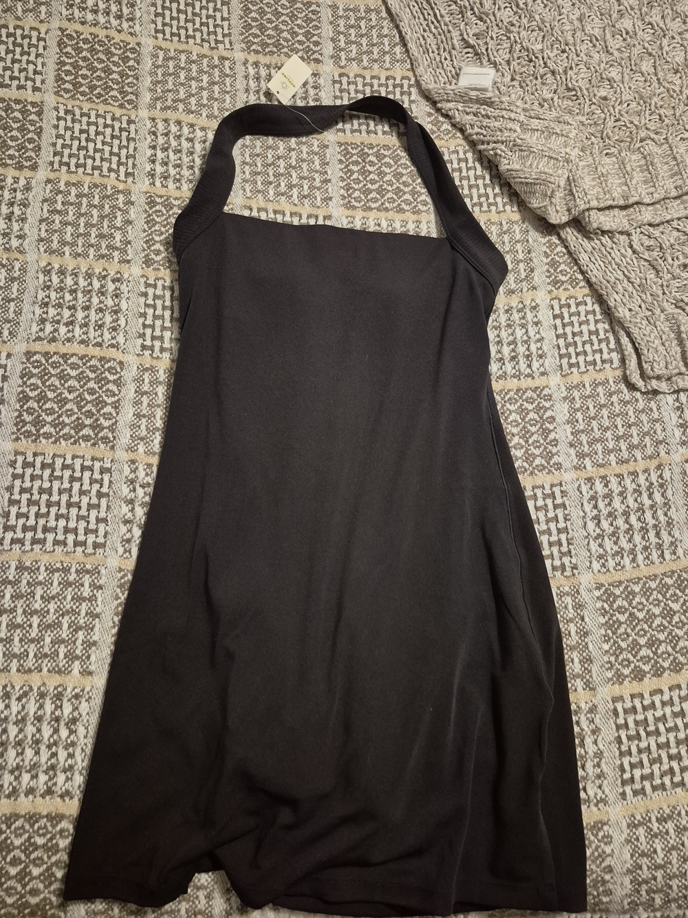Classic Black Halter Romper Dress - Women's Dress - AERIE